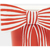 Red & White Stripy Bow Cups - Party - 2 - thumbnail