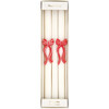 Red Stripy Bow Table Candles - Candles - 5 - thumbnail