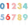 Rainbow Number Acrylic Toppers - Party - 2 - thumbnail