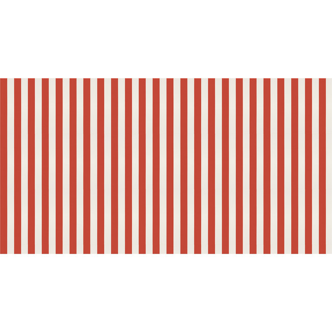 Red Striped Tablecloth - Party - 3