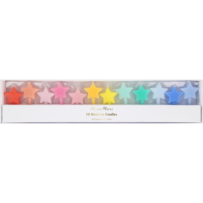 Rainbow Star Candles