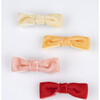 Rainbow Velvet Bow Hair Clips - Hair Accessories - 4