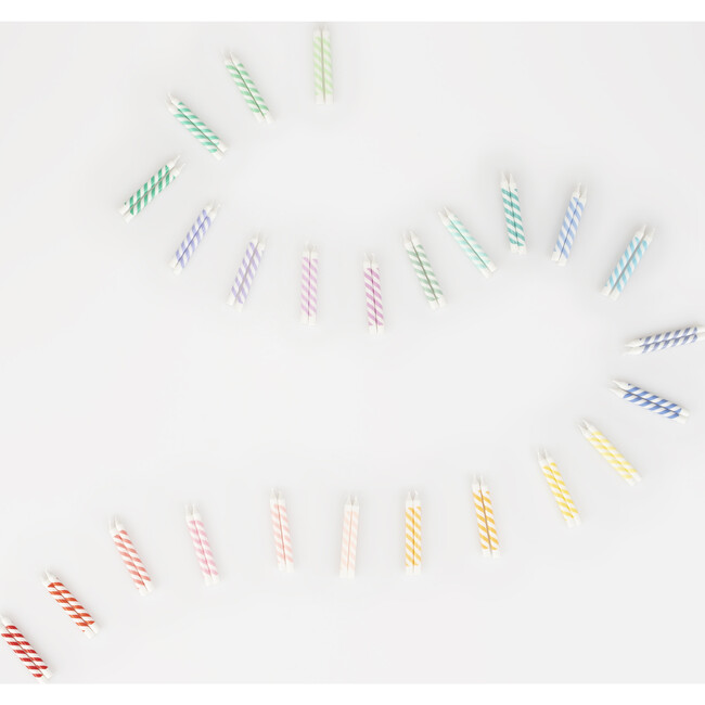 Rainbow Striped Mini Candles - Candles - 3