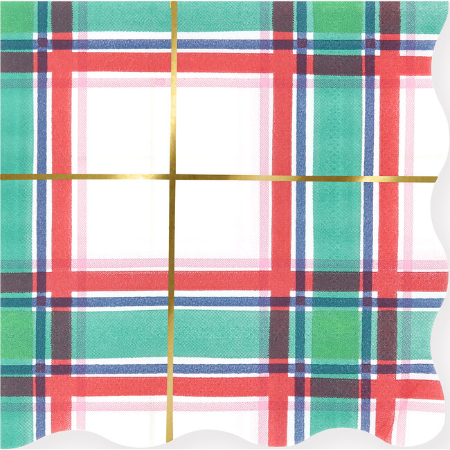 Plaid Small Napkins