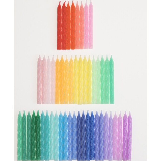 Rainbow Twisted Mini Candles - Candles - 4
