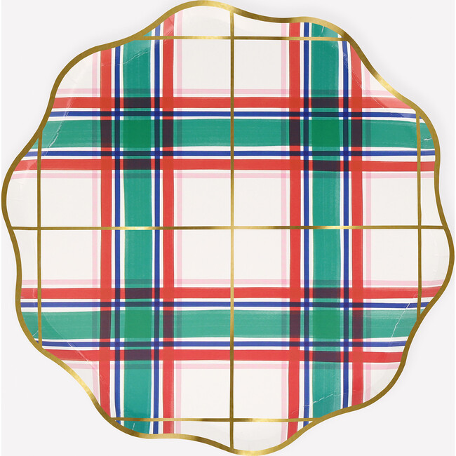 Plaid Side Plates