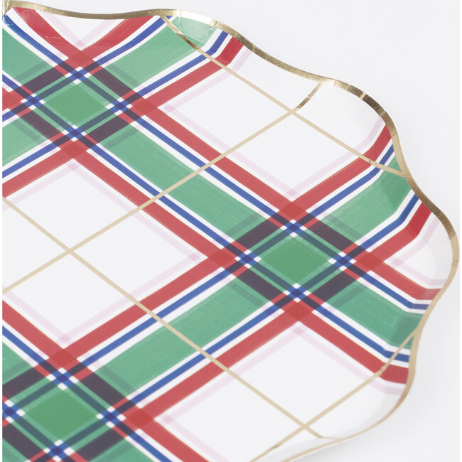 Plaid Side Plates