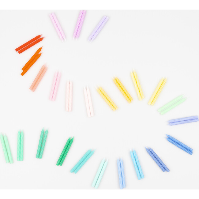 Rainbow Twisted Mini Candles - Candles - 5