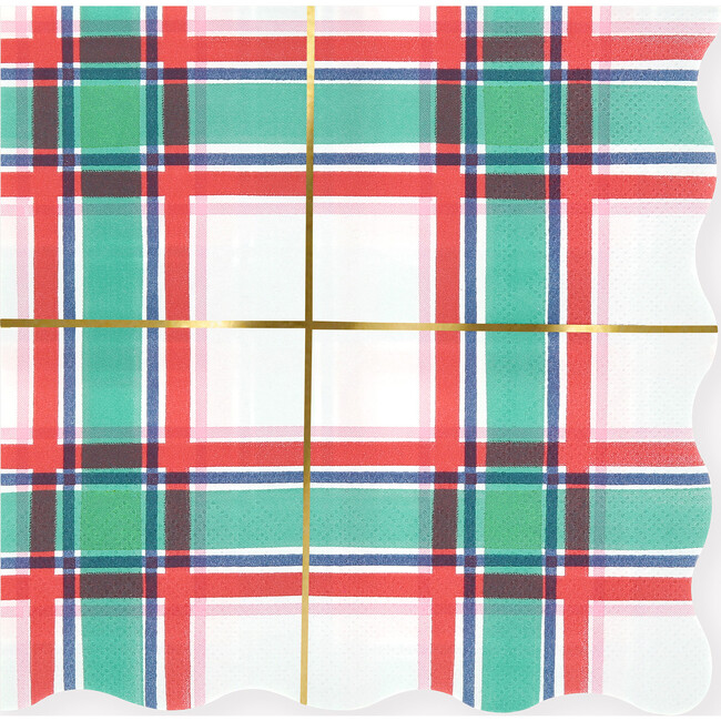 Plaid Large Napkins