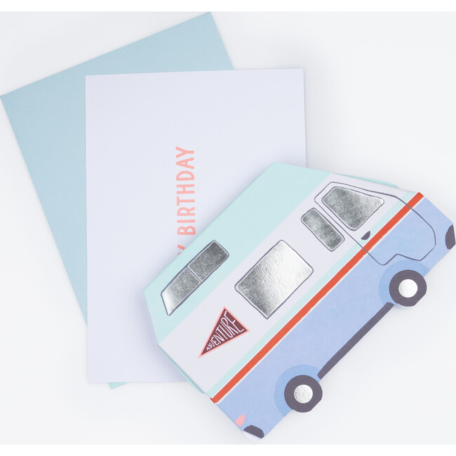 Pop-Up Camper Van Birthday Card - Greeting Cards - 3