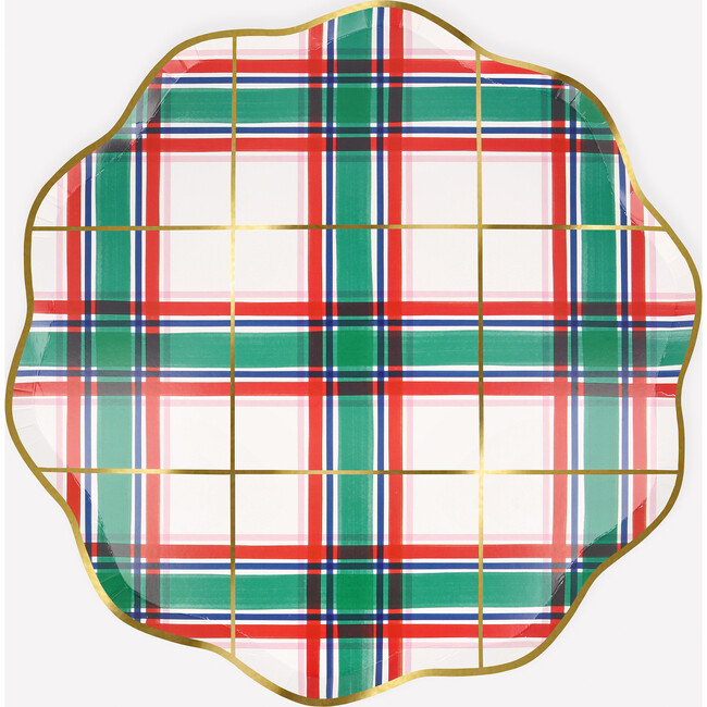 Plaid Dinner Plates