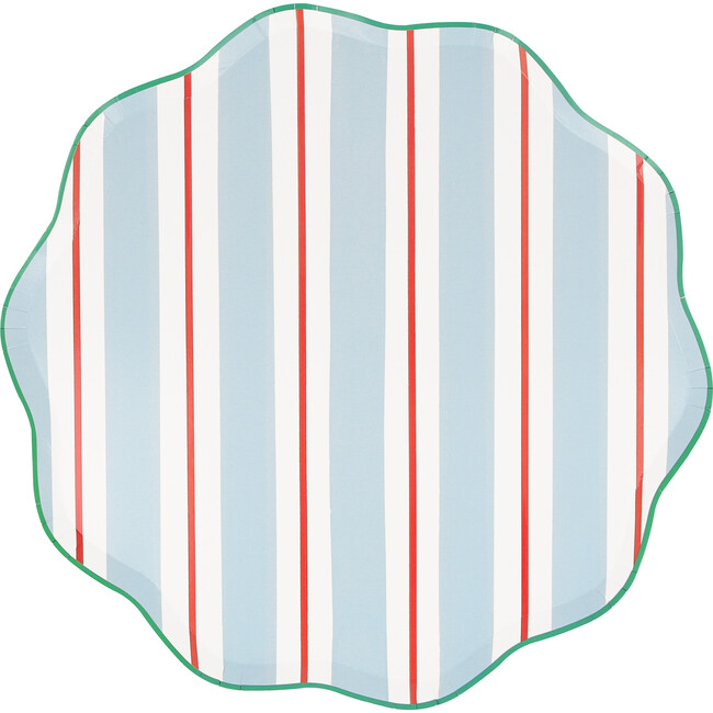 Preppy Stripe Dinner Plates - Party - 4
