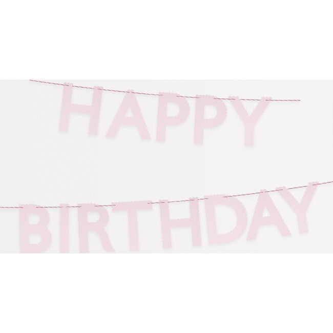 Pink Happy Birthday Garland