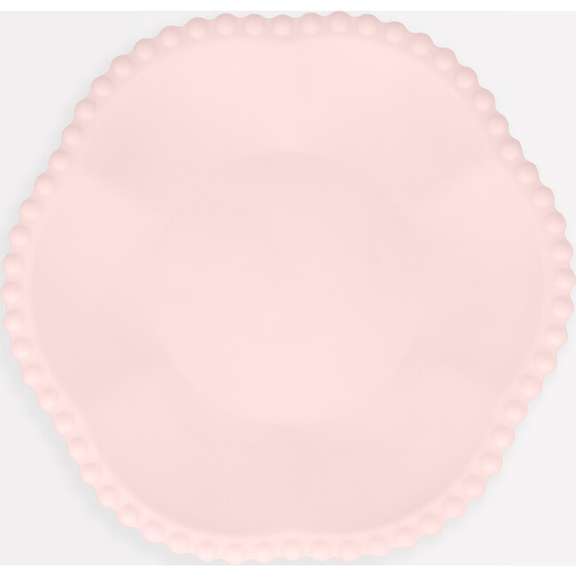 Pink Dot Edged Flower Compostable Side Plates