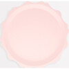 Pink Decorative Edge Compostable Side Plates - Party - 1 - thumbnail