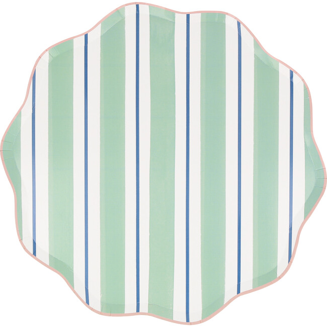 Preppy Stripe Dinner Plates - Party - 5
