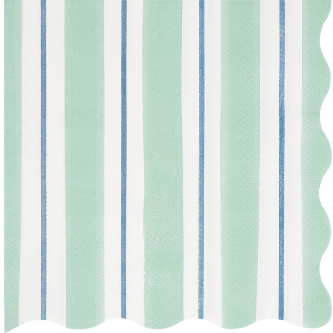 Preppy Stripe Large Napkins - Party - 7