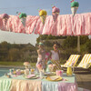 Pink Fringe Garland - Party - 2