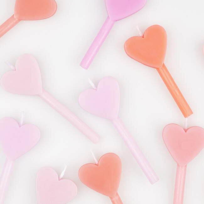 Pink Heart Candles - Candles - 3