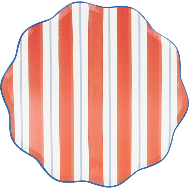 Preppy Stripe Dinner Plates - Party - 7