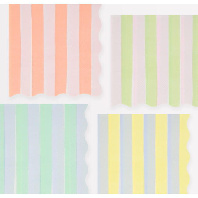 Pastel Stripe Large Napkins