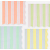 Pastel Stripe Large Napkins - Party - 1 - thumbnail
