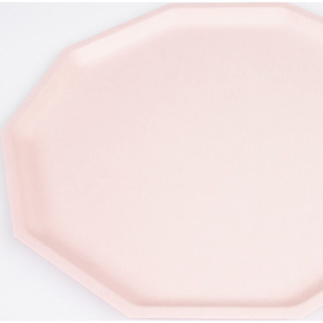 Pink Decagon Compostable Dinner Plates - Party - 3