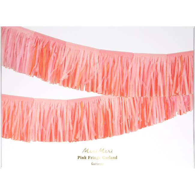 Pink Fringe Garland - Party - 4