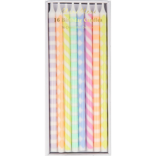 Pastel Patterned Candles