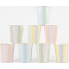 Pastel Stripe Cups - Party - 1 - thumbnail