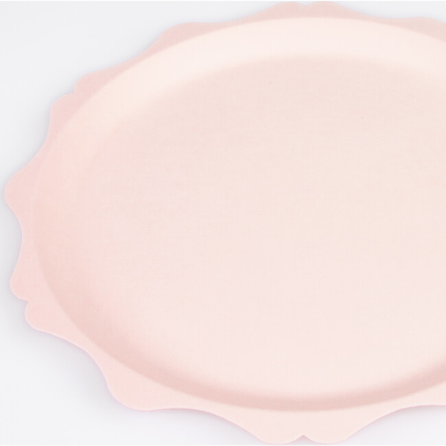 Pink Decorative Edge Compostable Side Plates - Party - 3