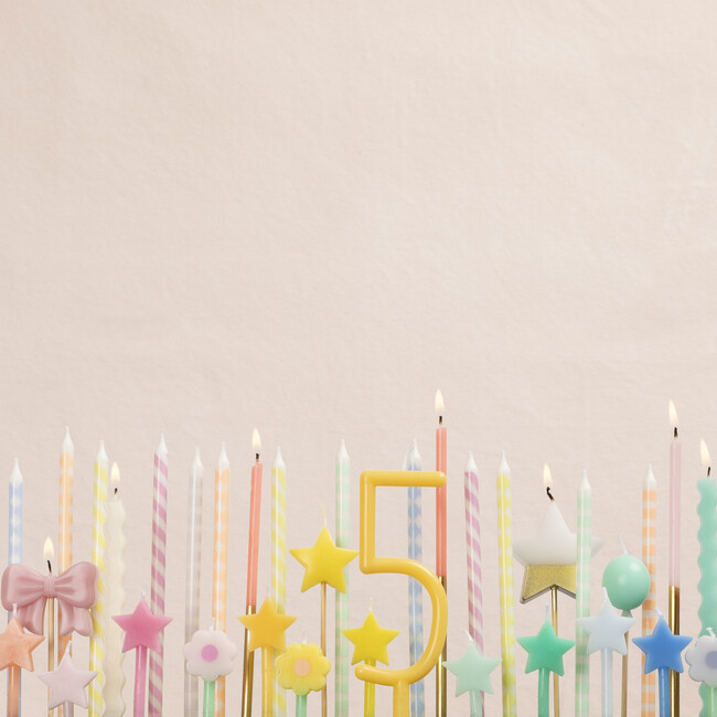 Pastel Patterned Candles