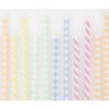 Pastel Patterned Candles - Candles - 3 - thumbnail