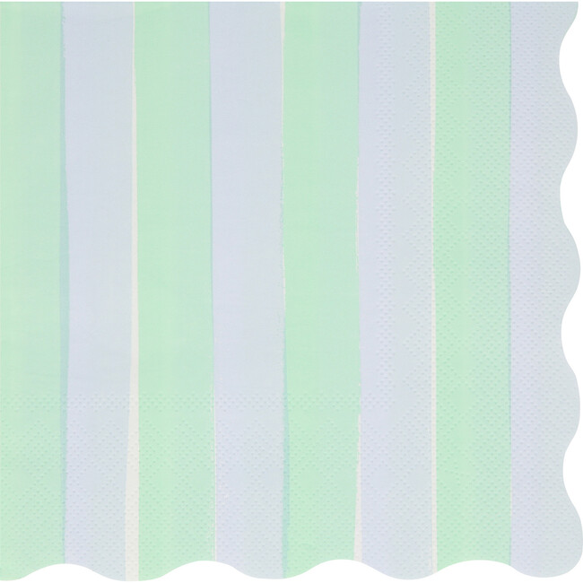 Pastel Stripe Large Napkins - Party - 4