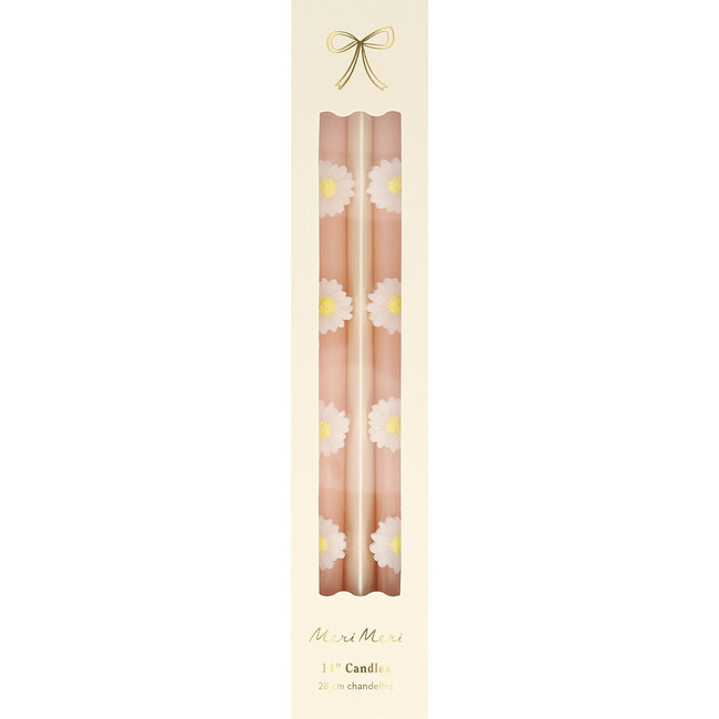 Pink Daisy Taper Candles - Candles - 5