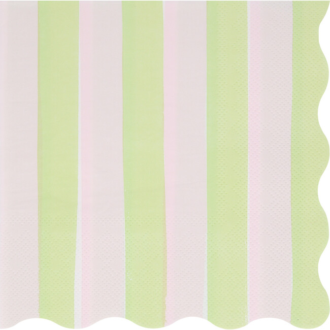 Pastel Stripe Large Napkins - Party - 5