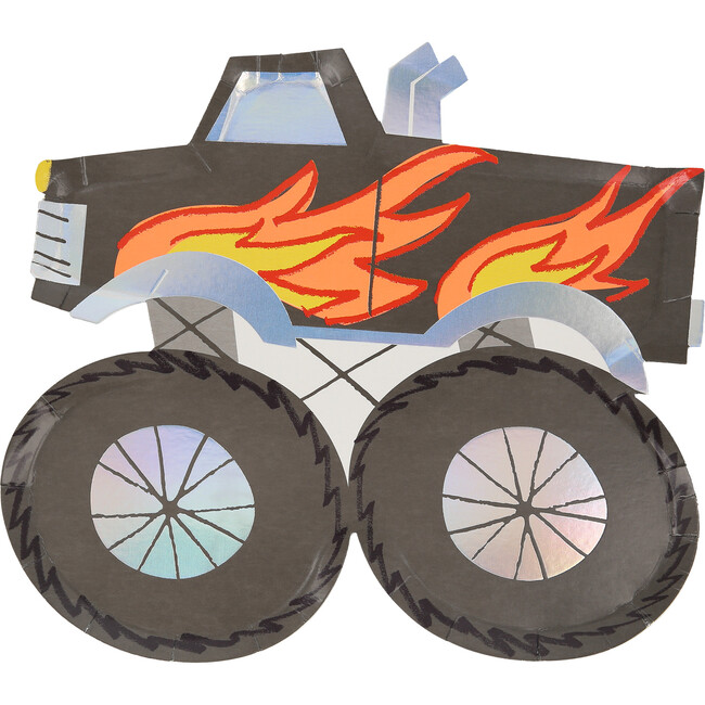 Monster Truck Plates - Party - 3