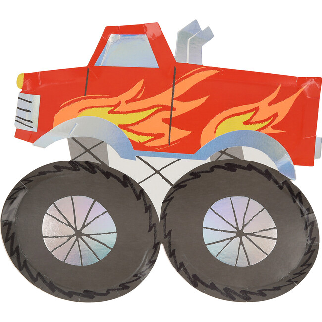 Monster Truck Plates - Party - 4