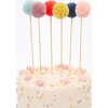 Multi Pompom Cake Toppers - Party - 2