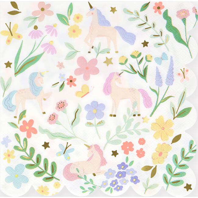 Meadow Unicorns Small Napkins