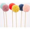 Multi Pompom Cake Toppers - Party - 3