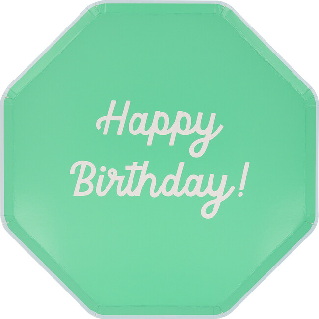 Mixed Happy Birthday Dinner Plates - Party - 3