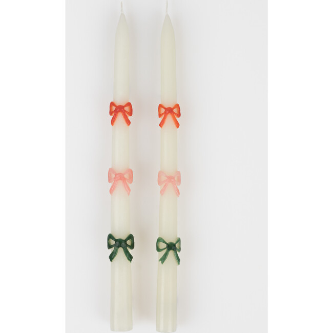 Multi Color Bow Taper Candles - Candles - 4