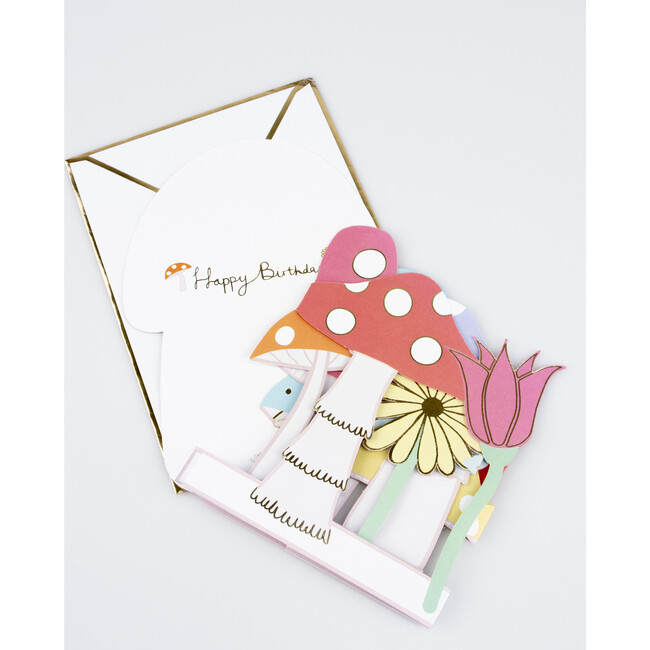 Mushroom Concertina Card - Greeting Cards - 3