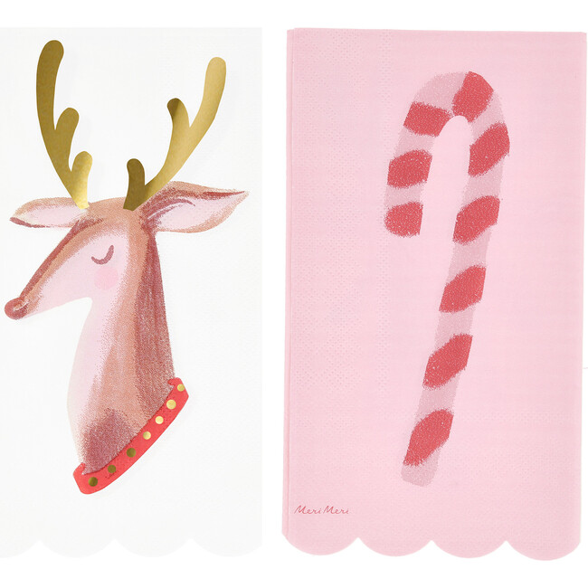 Mixed Christmas Icon Guest Towels - Party - 4
