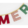 Merry Christmas Velvet Pennant Garland - Party - 3 - thumbnail