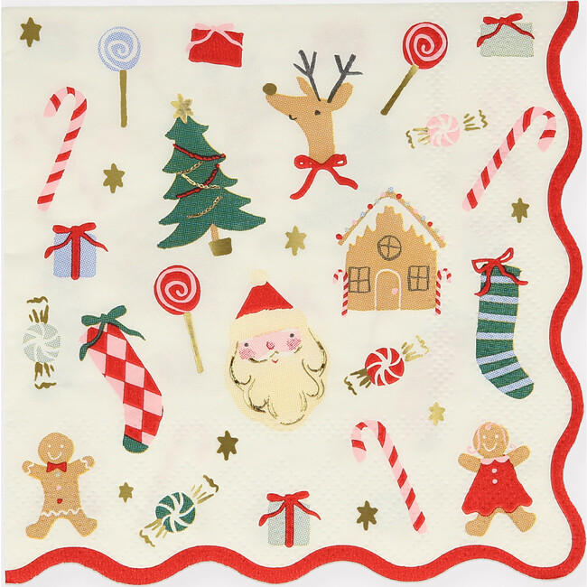 Jolly Christmas Small Napkins