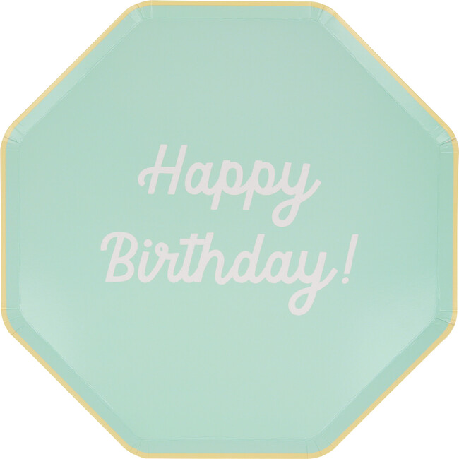 Mixed Happy Birthday Dinner Plates - Party - 5