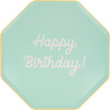 Mixed Happy Birthday Dinner Plates - Party - 5