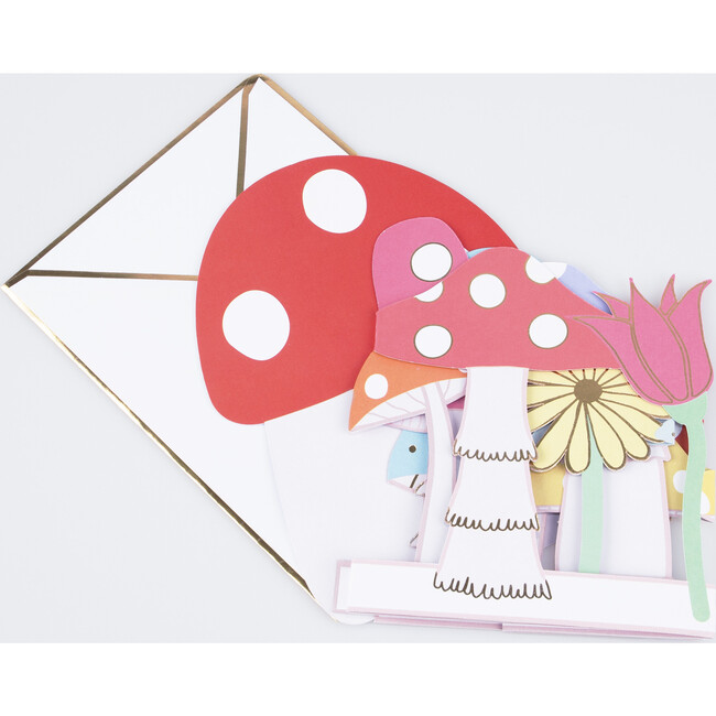 Mushroom Concertina Card - Greeting Cards - 4
